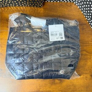 lululemon athletica Black Quilted Tote